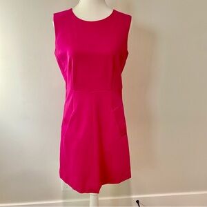 Diane von Furstenberg Carpreena Mini Dress Hot Pink Size 8 Office Business